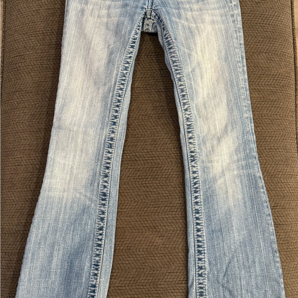 Miss Me Blue Distressed Jeans